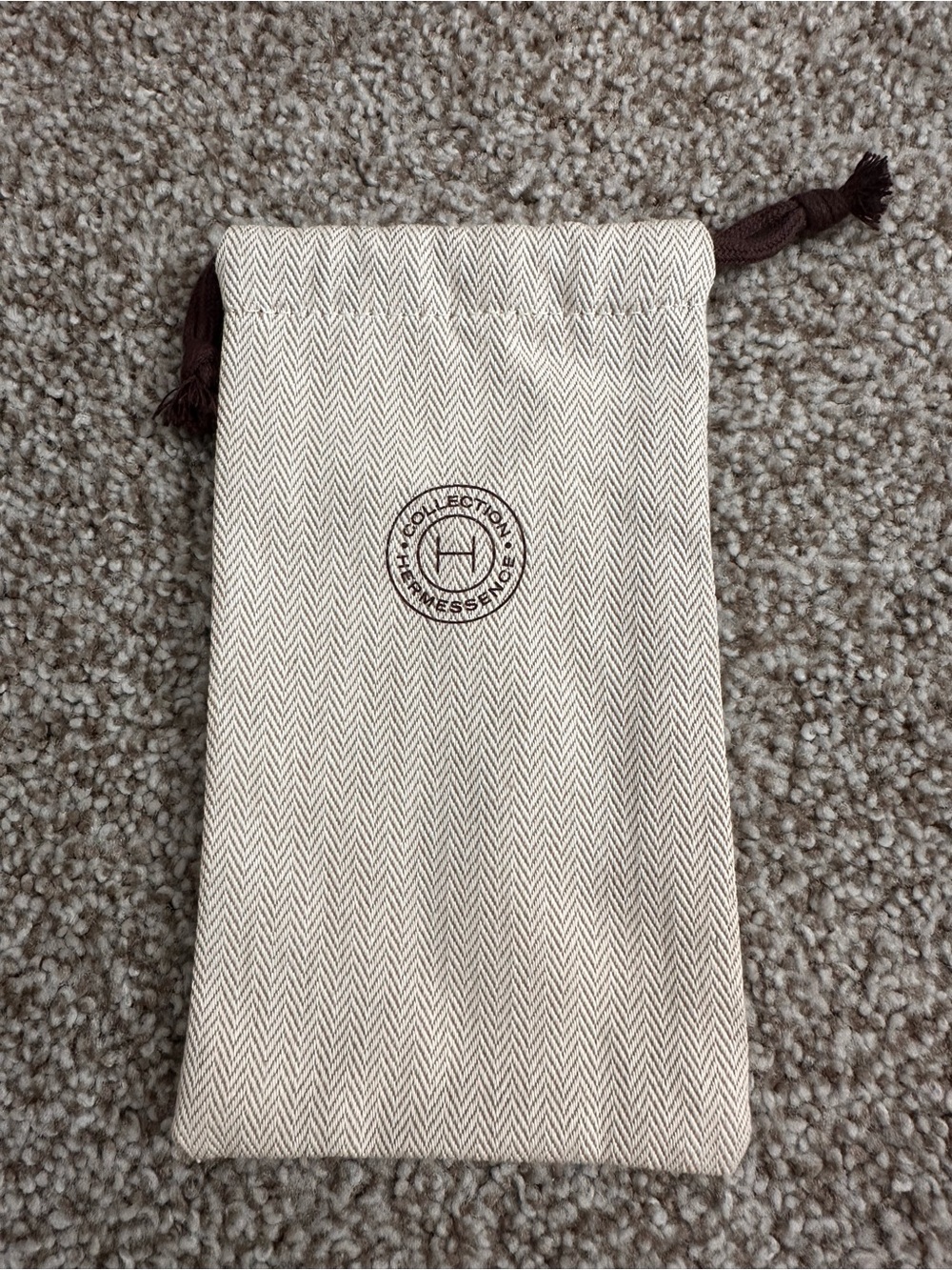 Beige Drawstring Dust Bag